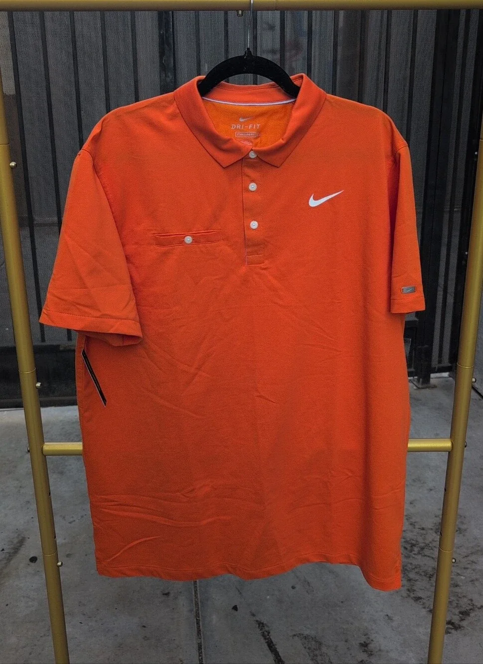 Nike Men's Dri-FIT Player Golf Polo  orange Size L NWT